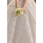 TVC815 Váy Cưới Làm Lễ, Váy Cưới Tiệc Cúp Ngực, Vải Phi Nhật, Ren, Váy Thiết Kế